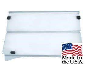 Windshield - Clear and Hinged