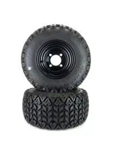 8” TIRE,Aggressive w/Blk.Wheel.