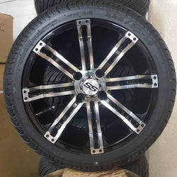 14" Tempest 2 Low Profile Tire and Wheel Kit.(4)