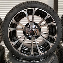 12" Typhoon Wheel with Low Profile Tire Kit