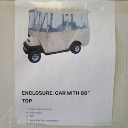Golf Cart Rain Enclosure
