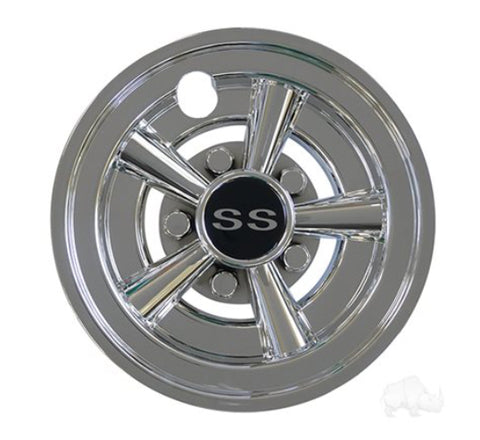 Wheel Cover SS Chrome 8”